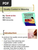 QC in Weaving