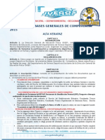 Bases Generales de Competencia Fase Municipal-Departamental