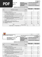 Bed Marking Marking Scheme