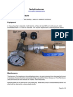 Vacuum Test Procedure PDF