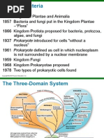 Classification of Microorganisms