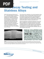 72010RathGibson WeldDecayTesting TechSheet Sfs PDF