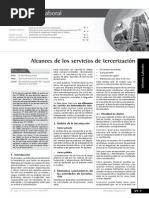 Alcances de Los Servicios de Tercerizacion