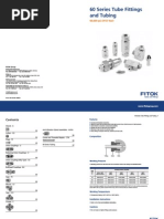 60 Series Tube Fittings and Tubing