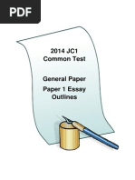 GP Essay Outlines