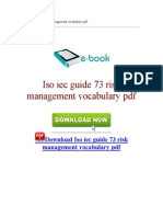 Iso Iec Guide 73 Risk Management Vocabulary PDF