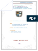 DETERMINACIÓN DEL PH y La Turbidez Con Intrumentos de Laboratorio