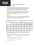 Dosificación de Agregados Petreos