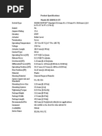 Product Specifications Model: BZ-2RW82113T