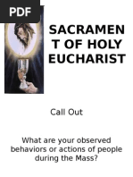 Sacrament of Holy Eucharist