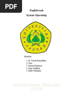 Universitas Pakuan 2014: English Task System Operating