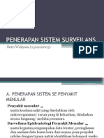 Penerapan Sistem Surveilans