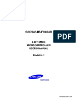 3F9454.. FAMILY, 8-Bit Single-Chip CMOS Microcontrollers, Samsung Electronic