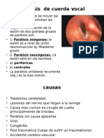 Patologias Organicas de La Voz