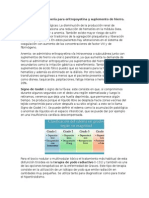 Cuidados de Enfermería para Eritropoyetina y Suplemento de Hierro