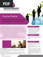 Advanced Human Resources Management