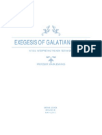 Exegesis Galatians 3:1-5