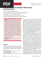 De Schamphelaire 2009 Revival of The Biological Sunlight To Biomass Energy Conversion System