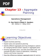 Chapter 13 - : Aggregate Planning