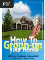 How To Green-Up Your Home