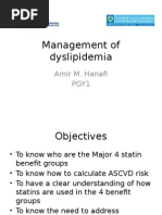 Management of Dyslipidemia