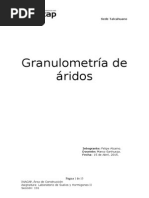 Granulometría de Aridos