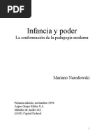 Infancia y Poder Cap. 3 Narodowsky