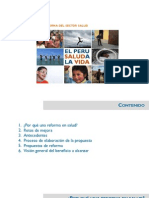 Cuarta Clase Reforma Sector Salud Peru PDF