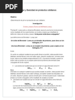 Acidez y Basicidad en Productos Cotidianos (Autoguardado)