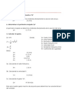 Memoria de Calculo de Presa Derivadora