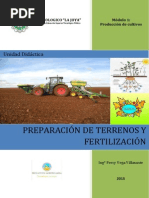 Manual de Preparación de Terrenos y Fertilizacion