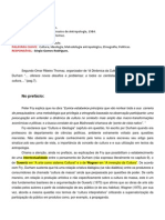 1 Cultura e Ideologia - Eunice Ribeiro Durham. - Fichamento Sérgio Gomes