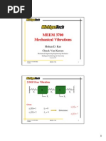 MEEM 3700 Mechanical Vibrations