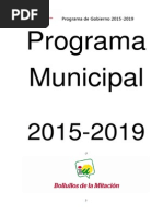 Programa Municipal 2015-2019 IU Bollullos