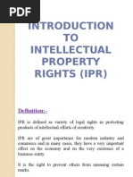 Introduction To IPR