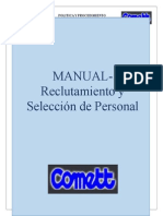 Política y Procedimiento de Reclutamiento y Selección VF