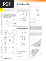 E3877 Optics Formulas