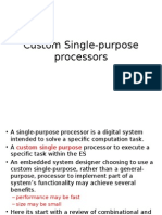 Custom Single-Purpose Processors