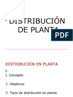 Distribución en Planta