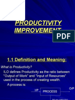 Productivity Concept, Measurement and Improvement 09