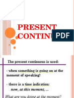 Present Continuous