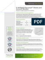 FI 48 Rigid Glasswool Sheets and Acoustic Blanket