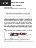 Can An F1 Car Drive Upside Down