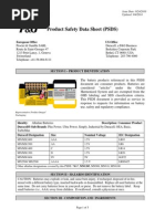 MSDS - Pilas Usadas de 9V