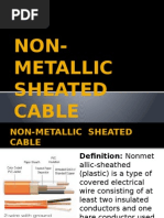 Non-Metallic Sheathed Cable