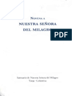 Novena A Nuestra Señora Del Milagro (Santuario Del Topo - Tunja Boyacá) - 1