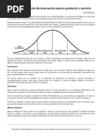 Curva de Adopción de Innovación para Tu Producto o Servicio