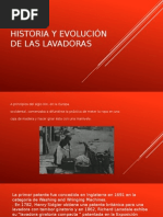 Historia y Evolución de Las Lavadoras