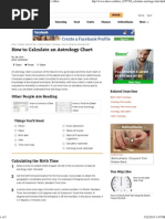 How To Calculate An Astrology Chart (19 Steps) - EHow