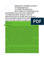 Laporan Perbaikan Pembelajaran Pemantapan Kemampuan Profesional